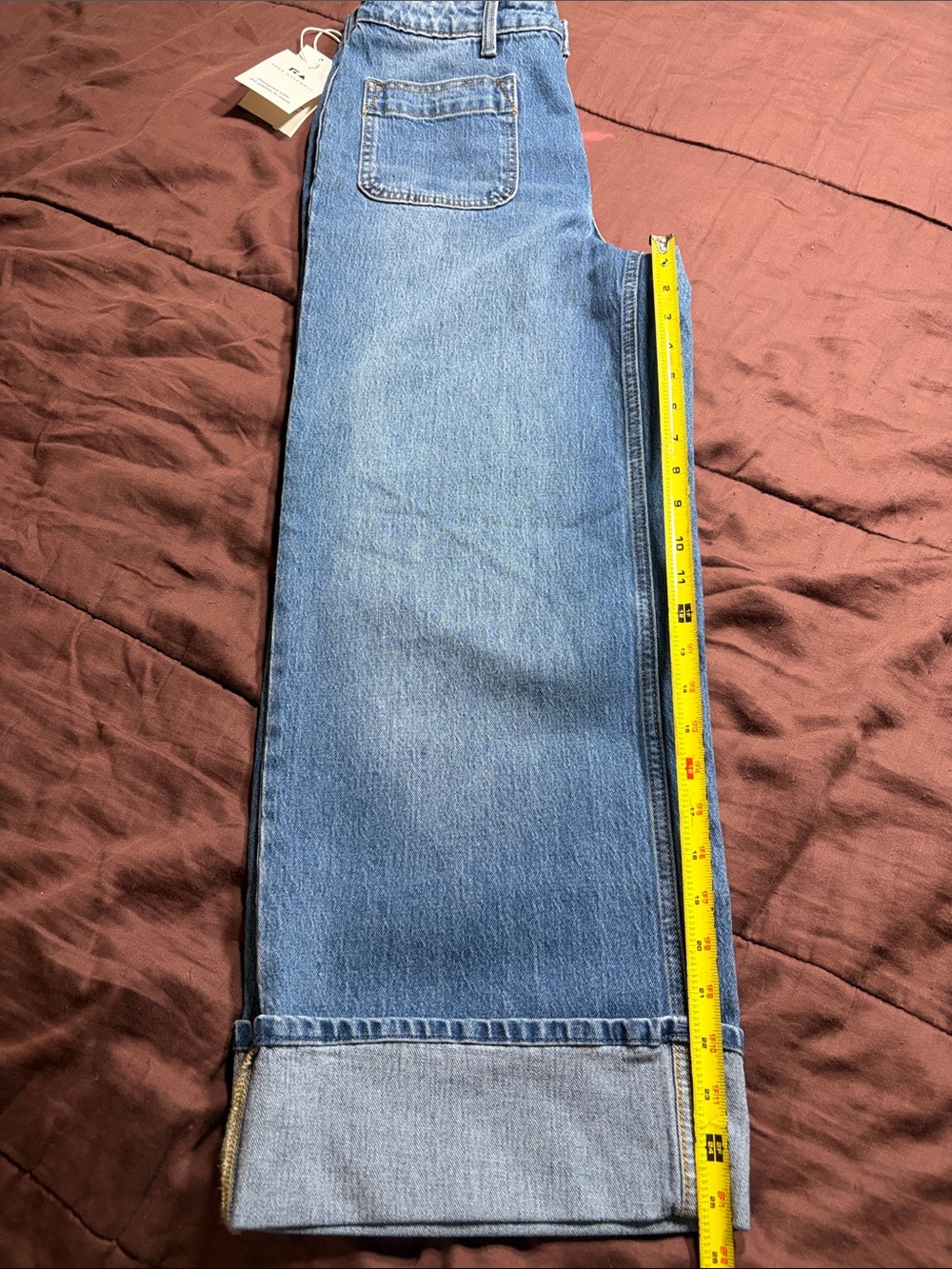 Women’s Wide Leg High Waisted Jeans by Free Assembly Brand. NWT! - Picture 15 of 16